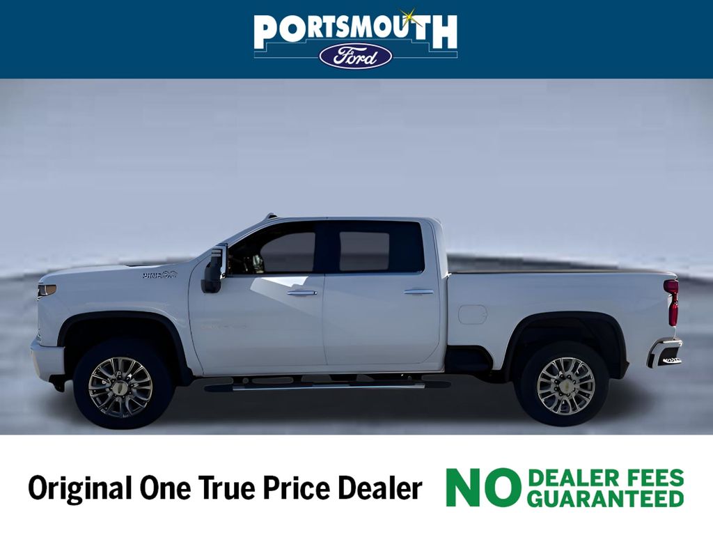 Summit White 2023 Chevrolet Silverado 2500HD High Country Crew Cab 4WD Pickup Truck Four-Wheel Drive Automatic
