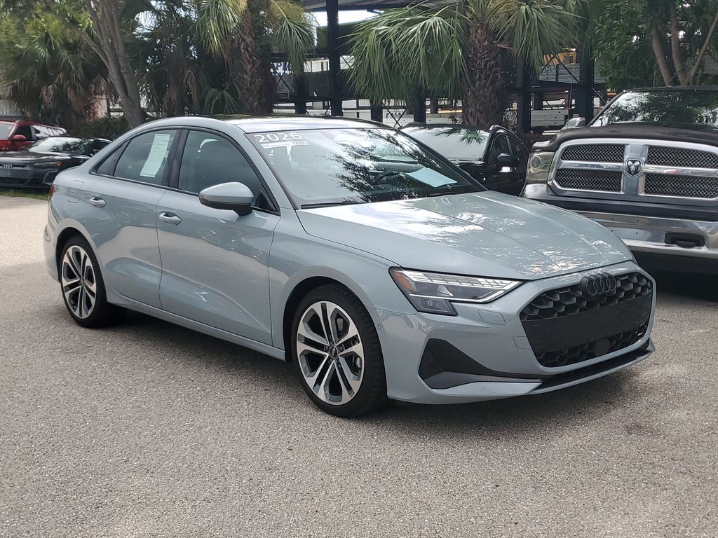 Arrow Gray Pearl Effect 2026 Audi A3 Sedan All-Wheel Drive 7-Speed Automatic