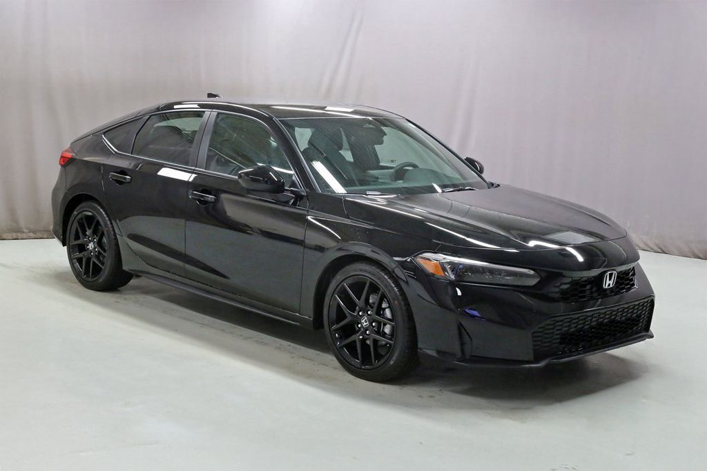 Blue Lagoon Pearl 2026 Honda Civic Hatchback Hatchback Front-Wheel Drive Continuously Variable Transmission