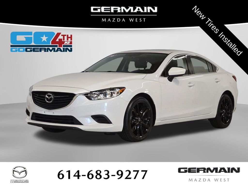 Snowflake White Pearl Mica 2016 Mazda MAZDA6 Sedan Front-Wheel Drive 6-Speed Automatic