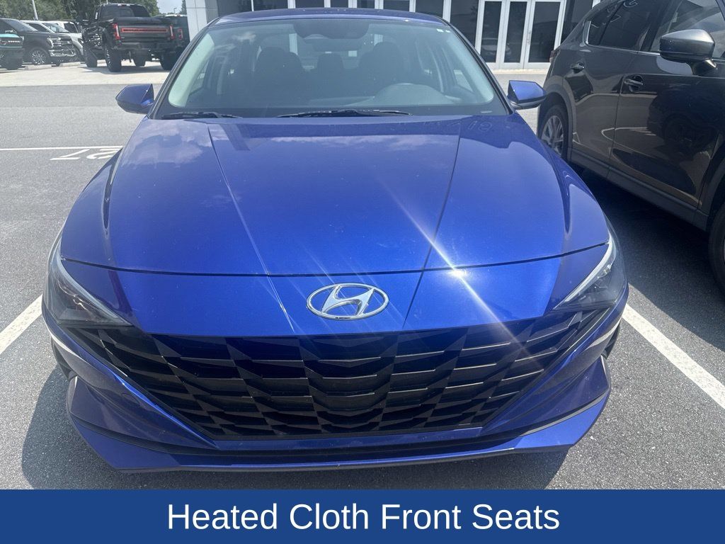 2022 Hyundai Elantra Hybrid Blue