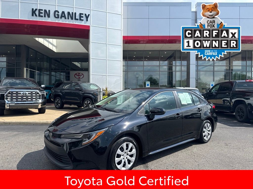 Midnight Black Metallic 2024 Toyota Corolla Sedan Front-Wheel Drive Continuously Variable Transmission