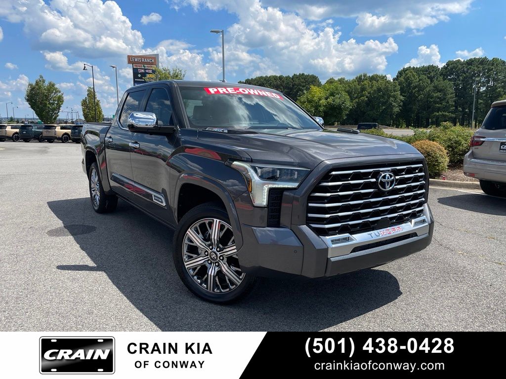 Magnetic Gray Metallic 2024 Toyota Tundra Hybrid Pickup Truck Four-Wheel Drive Automatic