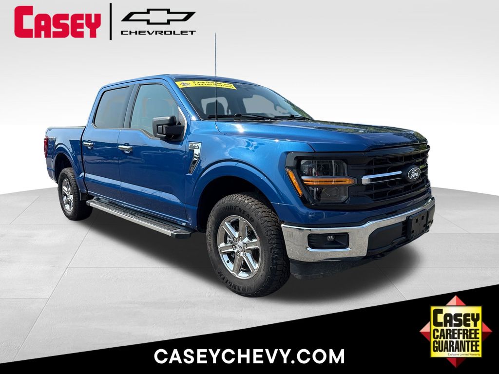 Blue Metallic 2025 Ford F-150 Pickup Truck Four-Wheel Drive Automatic