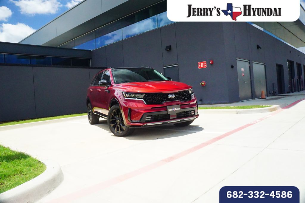 Passion Red Tintcoat 2021 Kia Sorento SX AWD SUV / Crossover All-Wheel Drive 8-Speed Dual Clutch