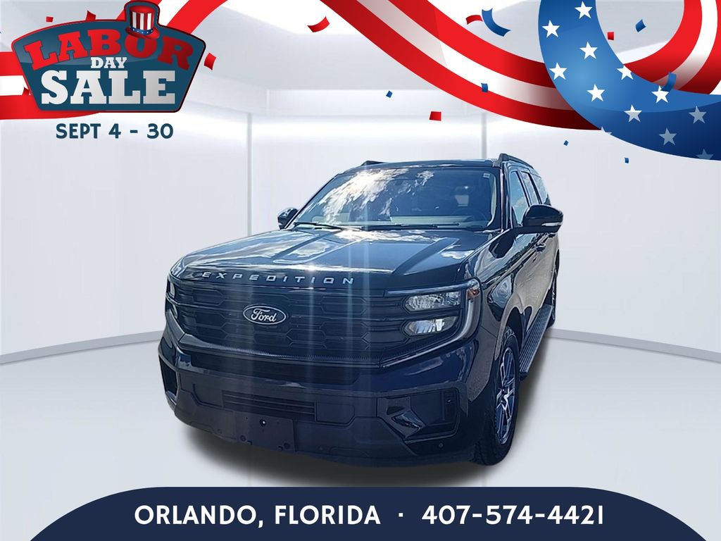 Black Metallic 2025 Ford Expedition SUV / Crossover Four-Wheel Drive Automatic