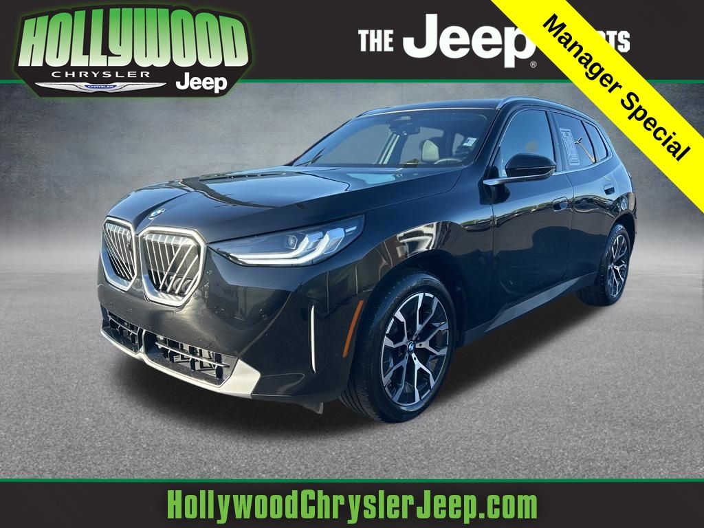 Black Sapphire Metallic 2025 BMW X3 SUV / Crossover All-Wheel Drive 8-Speed Automatic