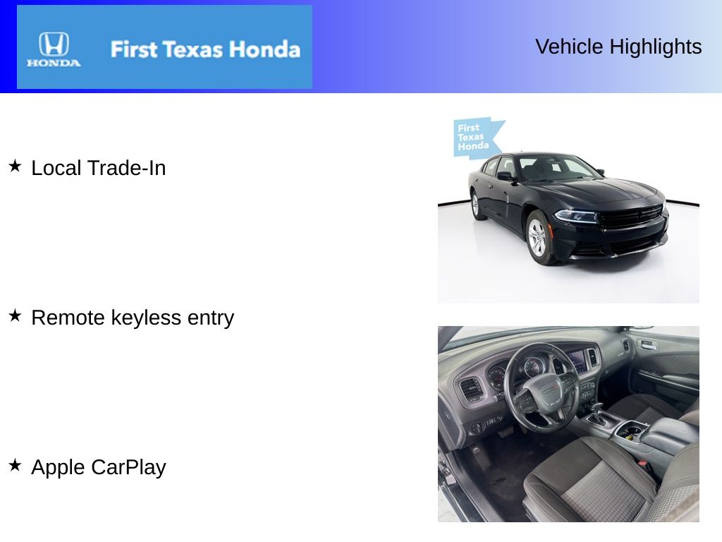 Used Car 2023 Dodge Charger  Sxt For Sale Under $25,000 In Austin, Texas