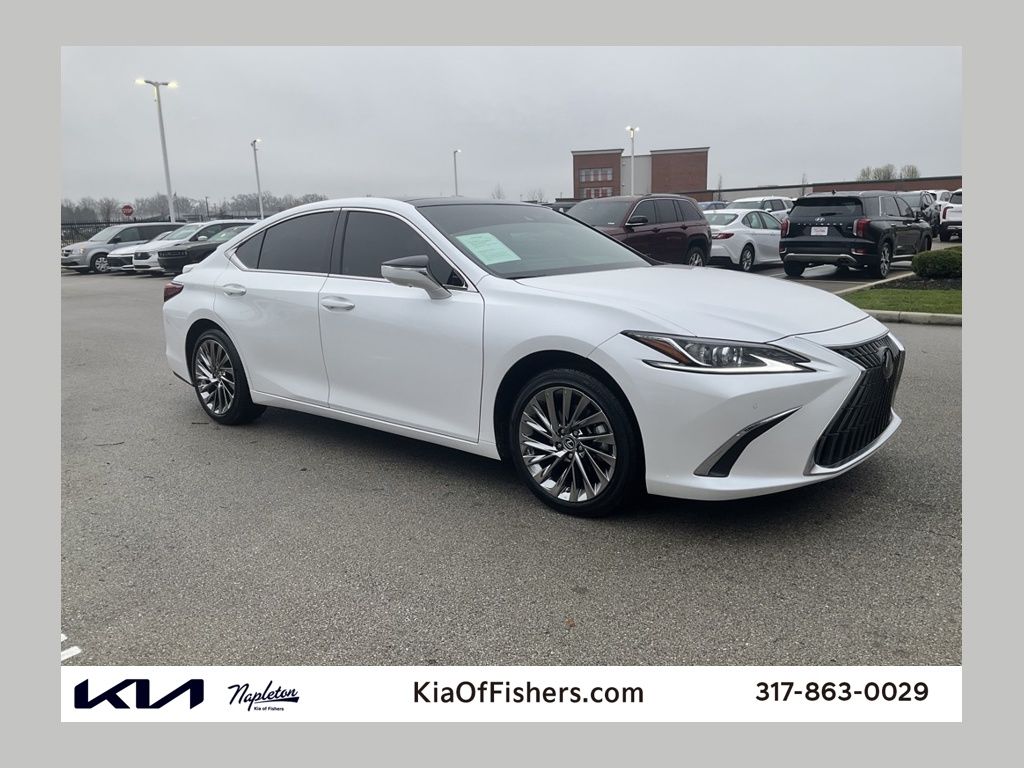 Eminent White Pearl 2025 Lexus ES 350 Luxury FWD Sedan Front-Wheel Drive 8-Speed Automatic