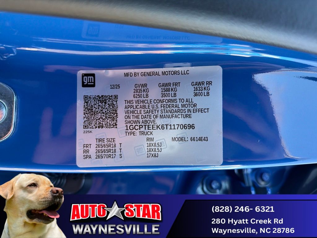 new 2026 Chevrolet Colorado car, priced at $45,445