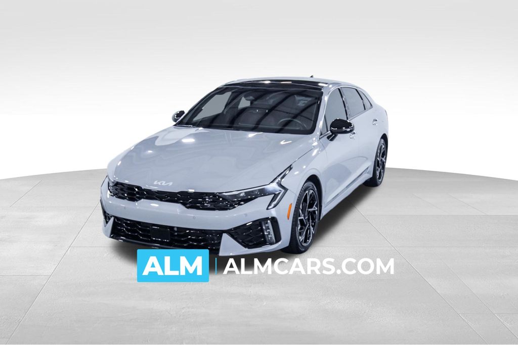 Wolf Gray 2025 Kia K5 Sedan Front-Wheel Drive 8-Speed Automatic
