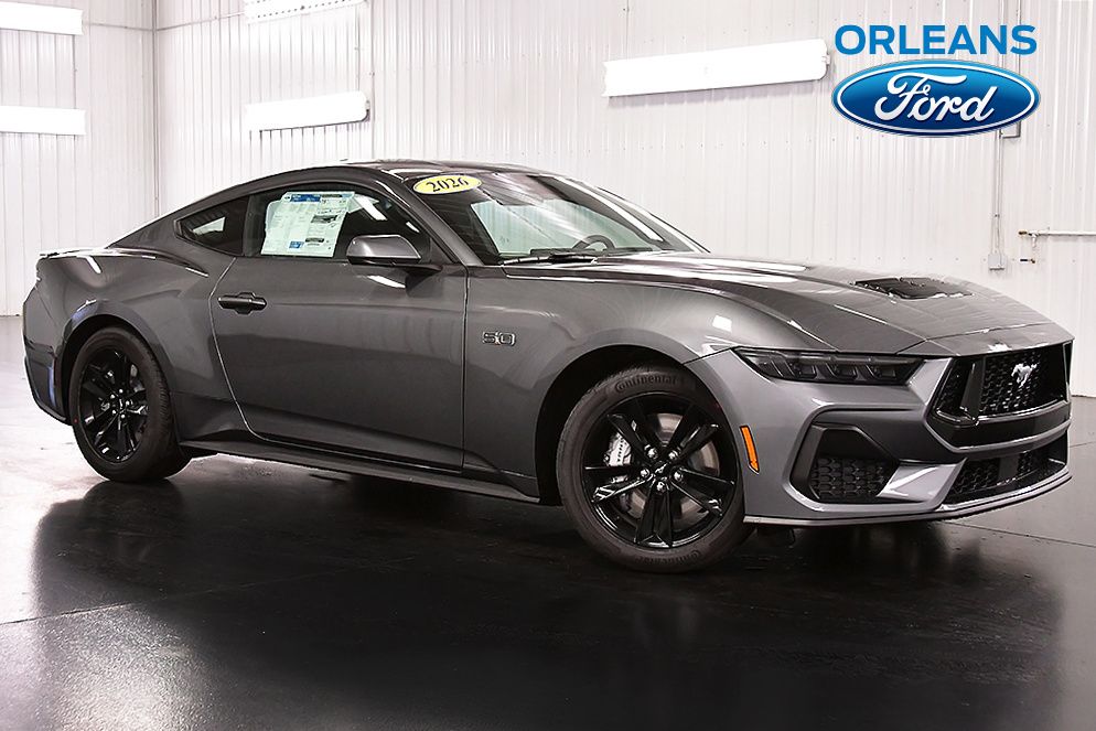 Carbonized Gray Metallic 2026 Ford Mustang GT Fastback RWD Coupe Rear-Wheel Drive Automatic