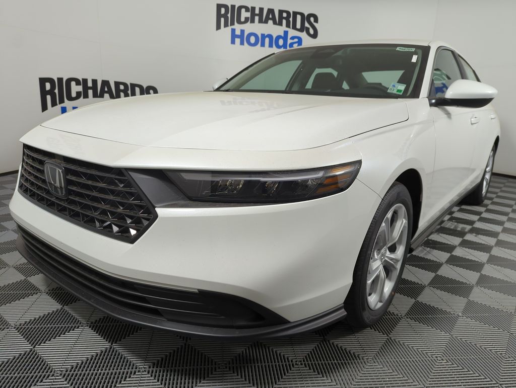 Platinum White Pearl 2026 Honda Accord Sedan Front-Wheel Drive Continuously Variable Transmission