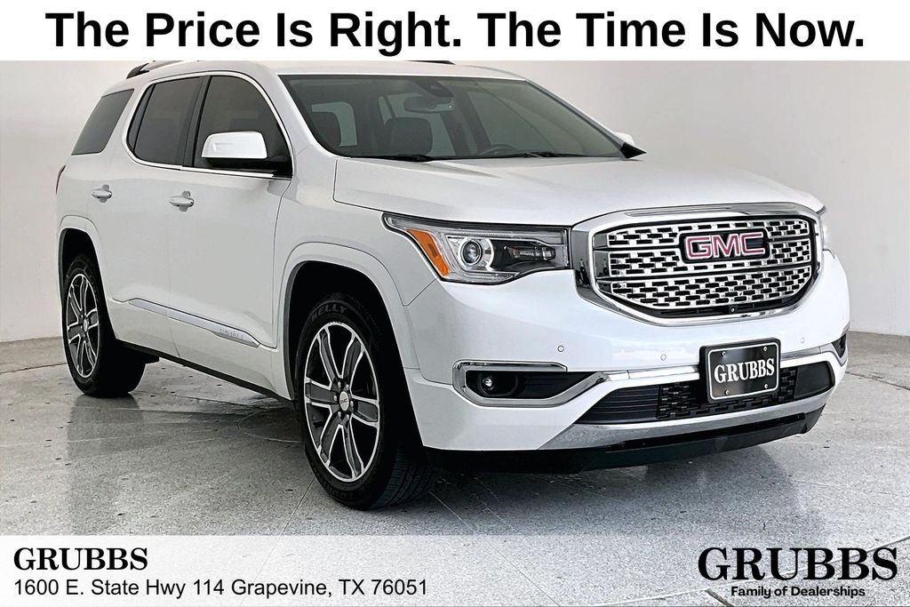 White Frost Tricoat 2017 GMC Acadia SUV / Crossover Four-Wheel Drive 6-Speed Automatic