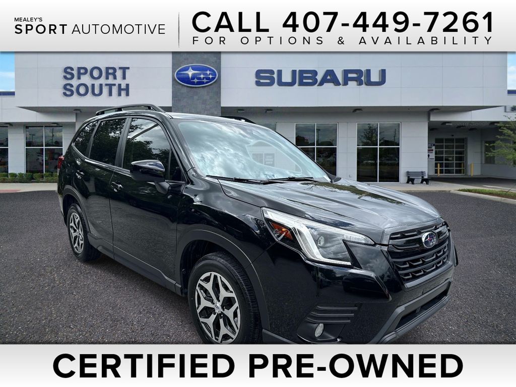 Crystal Black Silica 2023 Subaru Forester SUV / Crossover All-Wheel Drive Continuously Variable Transmission