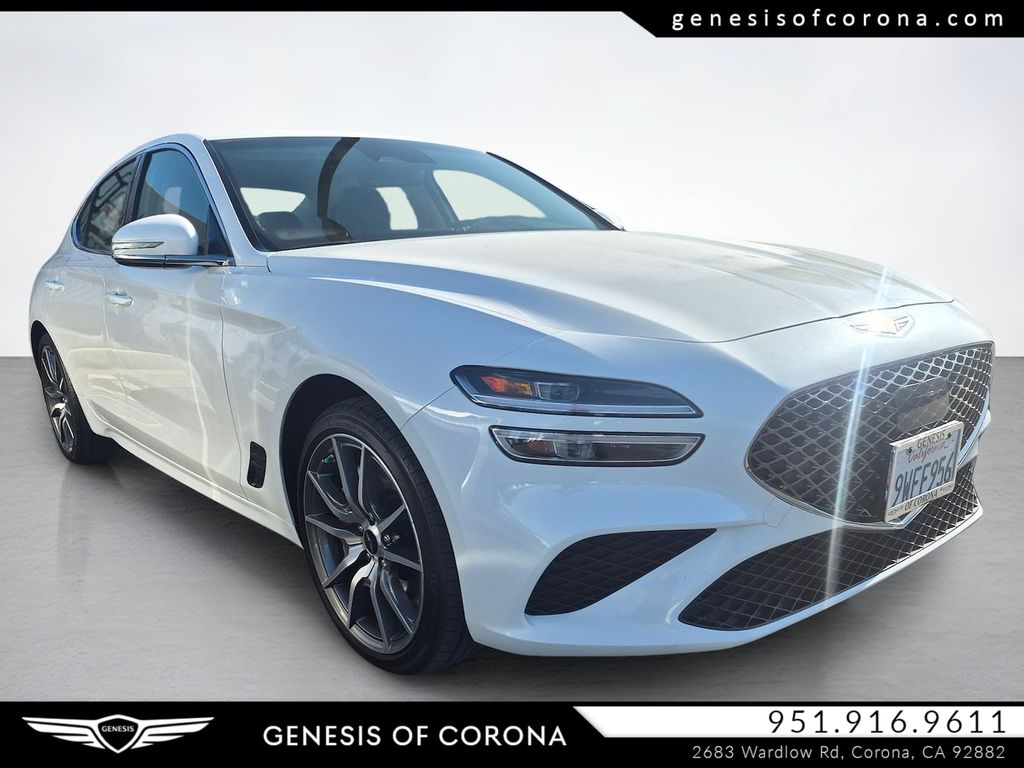 White 2026 Genesis G70 2.5T Standard AWD Sedan All-Wheel Drive 8-Speed Automatic