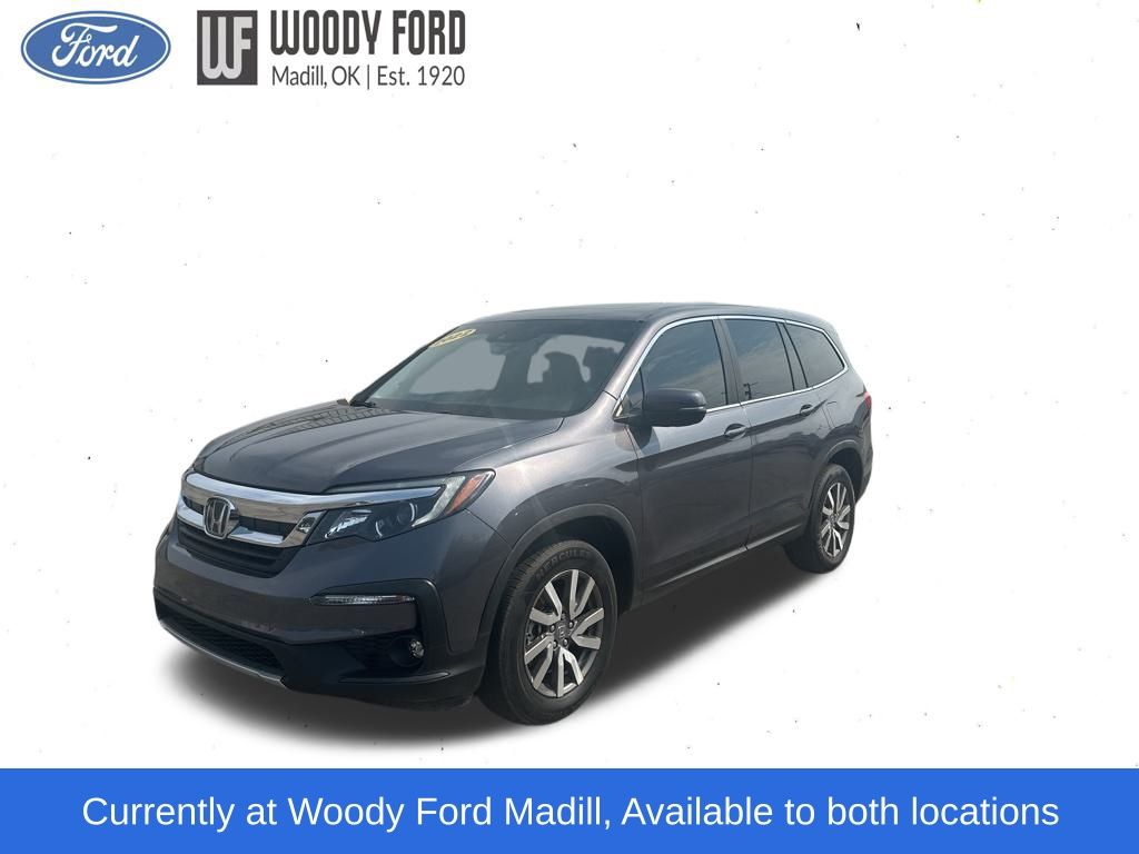 Gray (Steel Sapphire Metallic) 2022 Honda Pilot EX-L AWD SUV / Crossover All-Wheel Drive 9-Speed Automatic