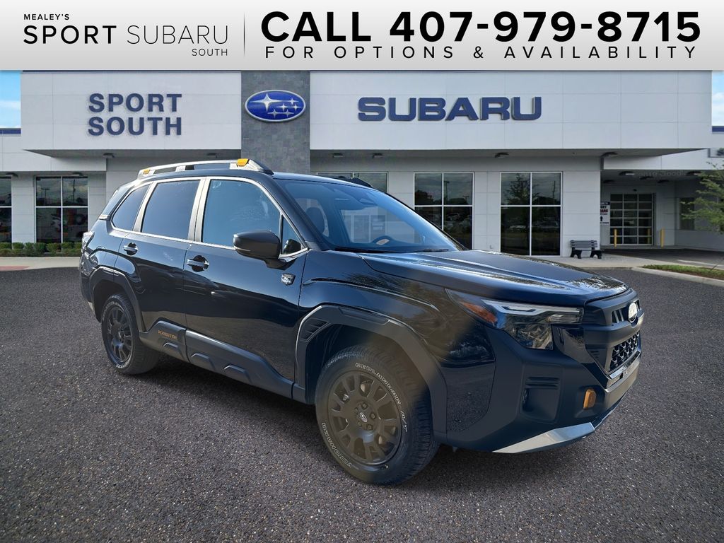 Crystal Black Silica 2026 Subaru Forester SUV / Crossover All-Wheel Drive Continuously Variable Transmission