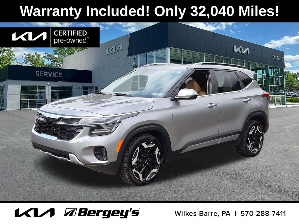 Steel Gray 2024 Kia Seltos SUV / Crossover All-Wheel Drive 8-Speed Automatic