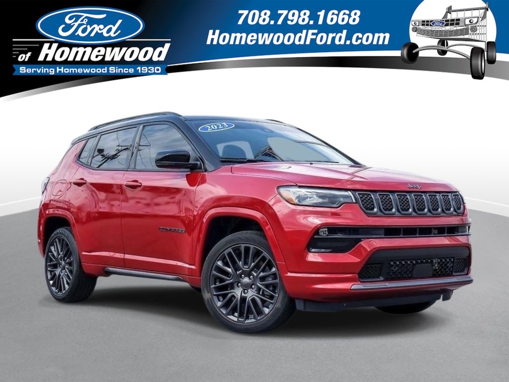 Redline Pearlcoat 2023 Jeep Compass High Altitude 4WD SUV / Crossover Four-Wheel Drive 8-Speed Automatic