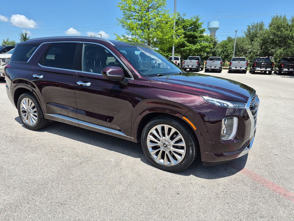 Red (Burgundy) 2020 Hyundai Palisade Limited AWD SUV / Crossover All-Wheel Drive 8-Speed Automatic