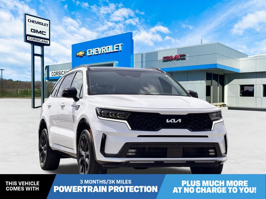Glacial White Pearl 2023 Kia Sorento SUV / Crossover All-Wheel Drive 8-Speed Dual Clutch