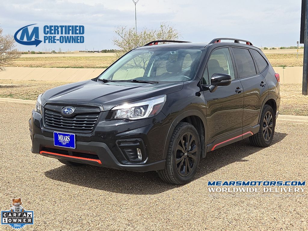 Crystal Black Silica 2019 Subaru Forester 2.5i Sport AWD SUV / Crossover All-Wheel Drive Continuously Variable Transmission