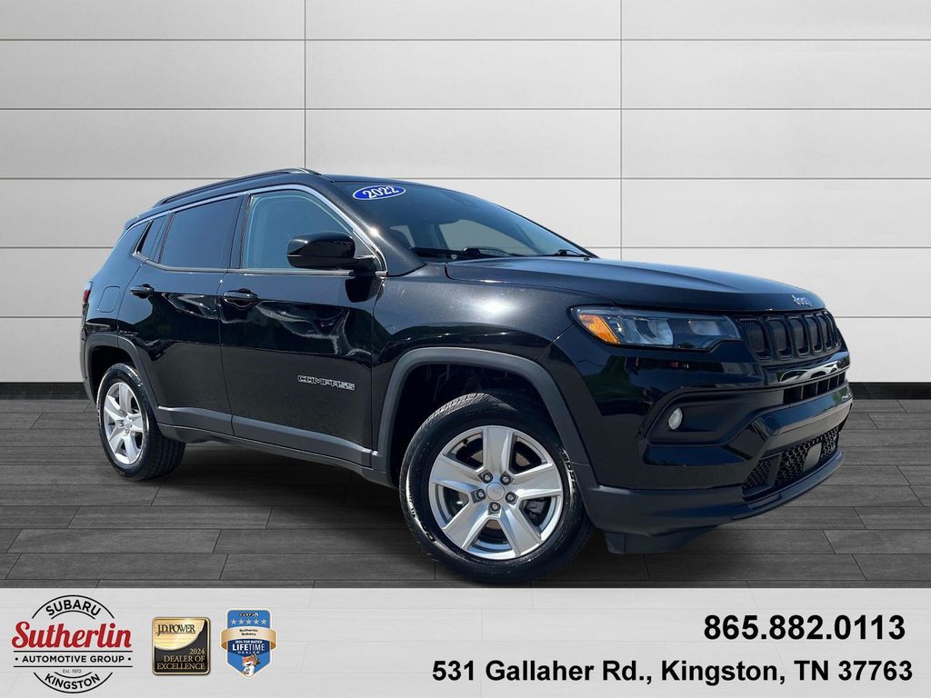 Diamond Black 2022 Jeep Compass SUV / Crossover Four-Wheel Drive 9-Speed Automatic