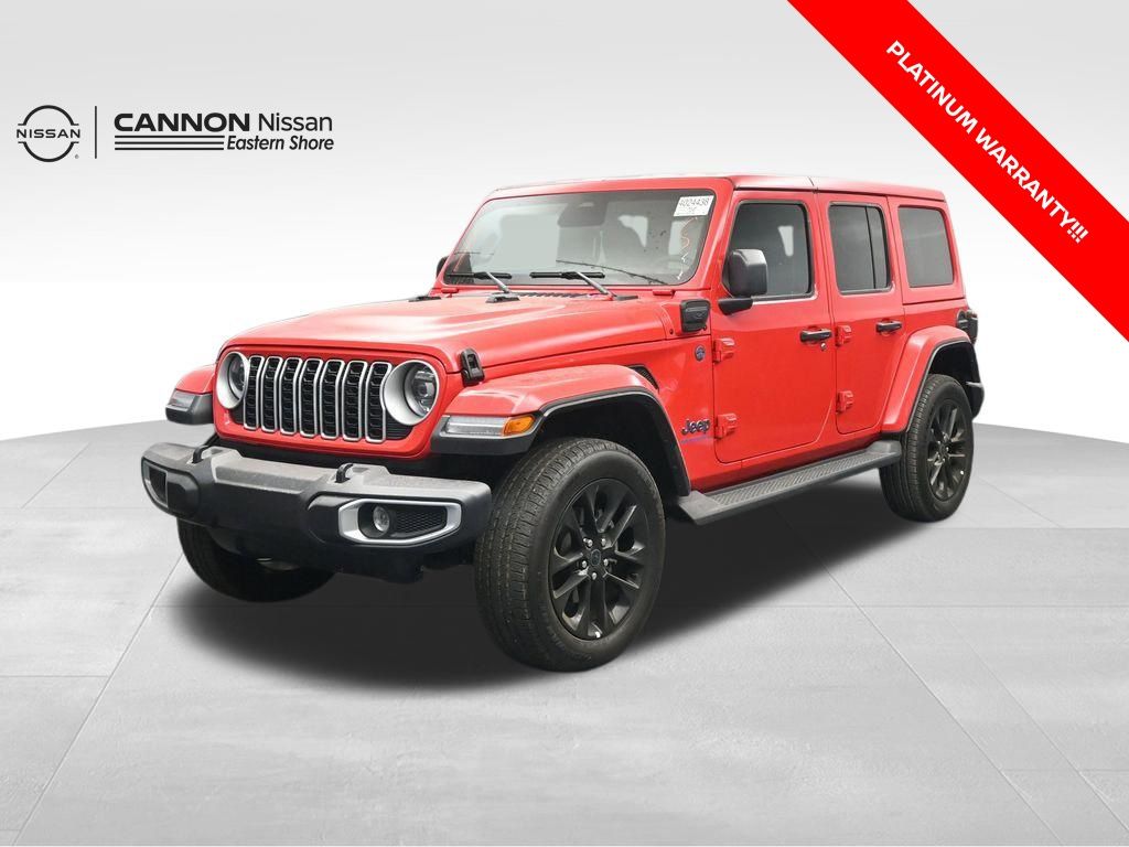 Firecracker Red Clearcoat 2025 Jeep Wrangler 4xe Sahara 4WD SUV / Crossover Four-Wheel Drive 8-Speed Automatic
