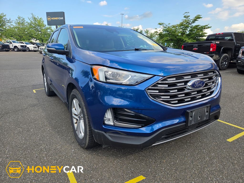 Blue Metallic 2020 Ford Edge SUV / Crossover All-Wheel Drive 8-Speed Automatic