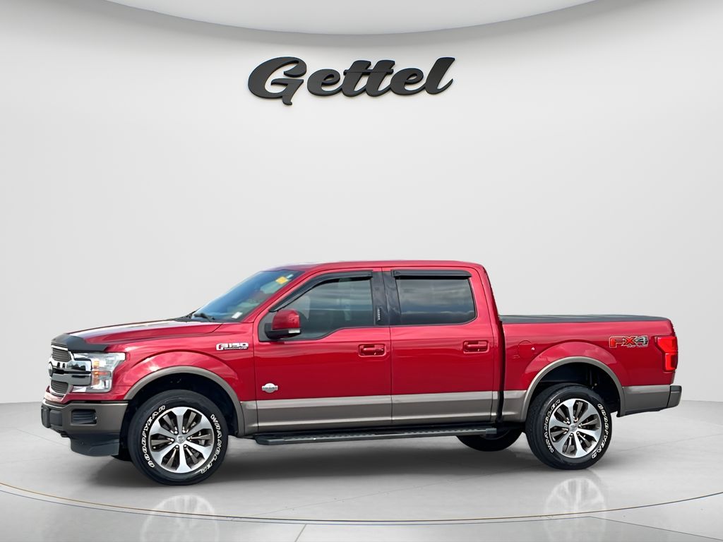 Red Metallic 2020 Ford F-150 Pickup Truck Four-Wheel Drive Automatic