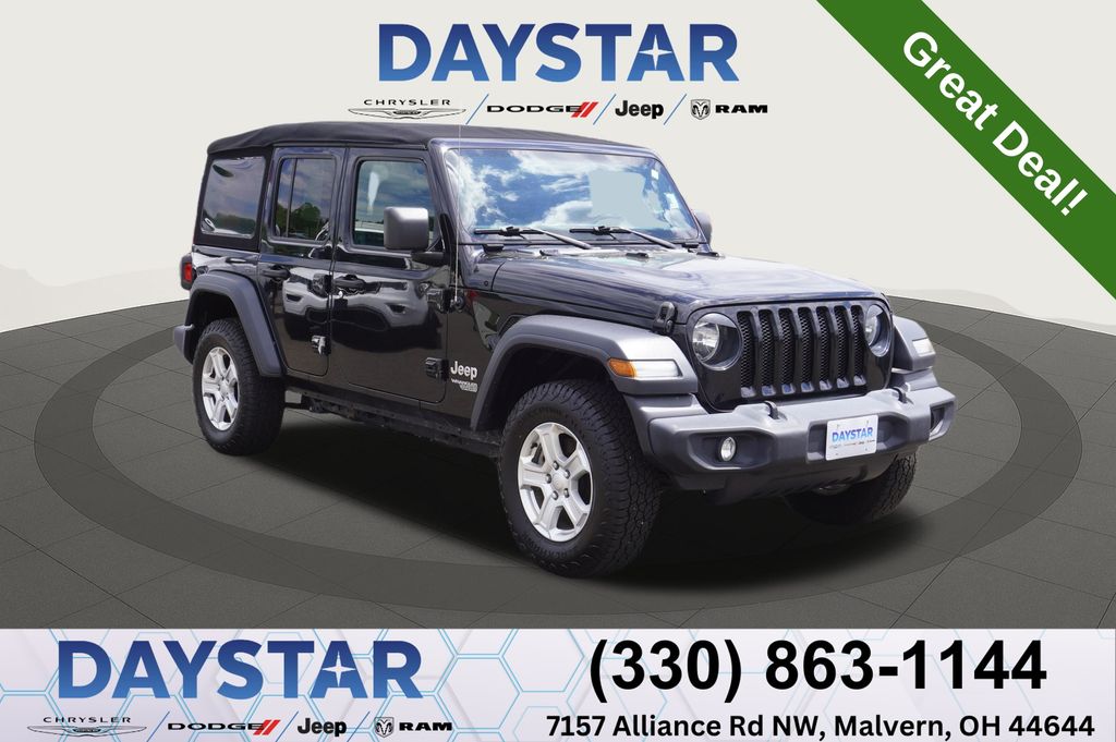 Black Clearcoat 2020 Jeep Wrangler SUV / Crossover Four-Wheel Drive 8-Speed Automatic