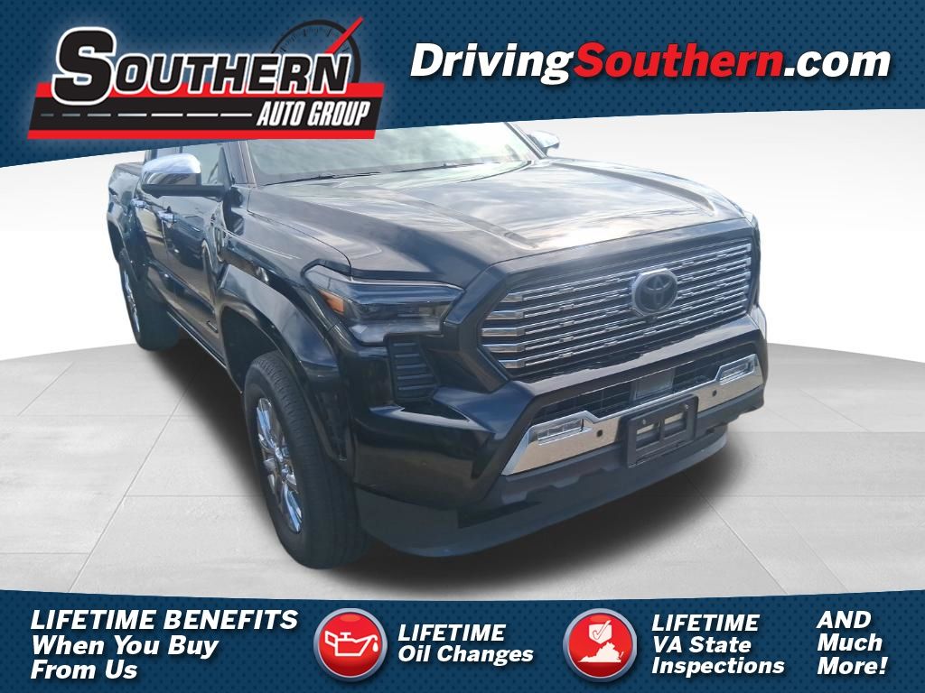 Black 2024 Toyota Tacoma Pickup Truck Four-Wheel Drive 8-Speed Automatic