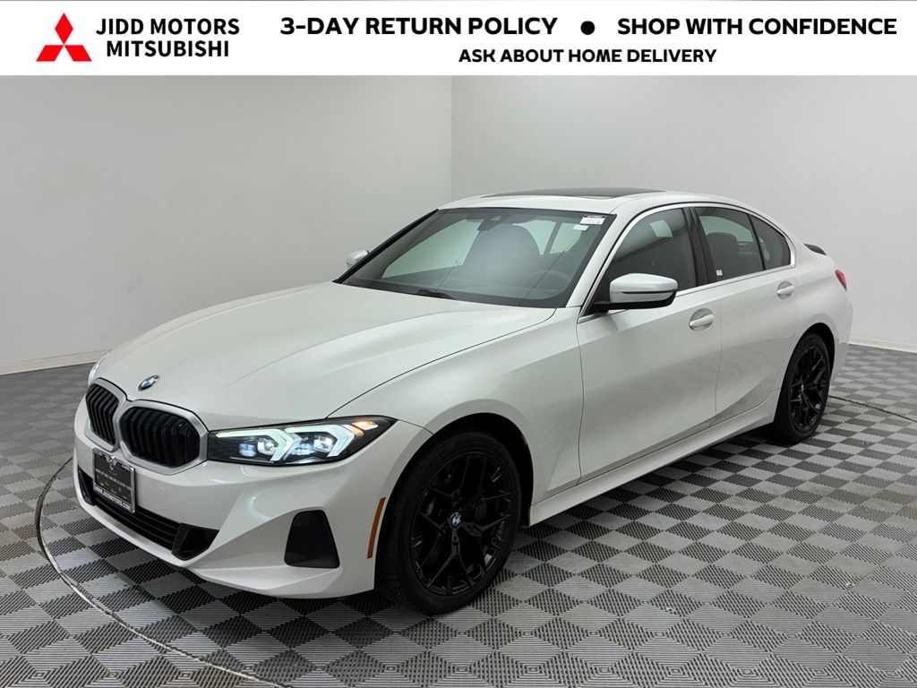 White Metallic 2025 BMW 3 Series Sedan All-Wheel Drive 8-Speed Automatic