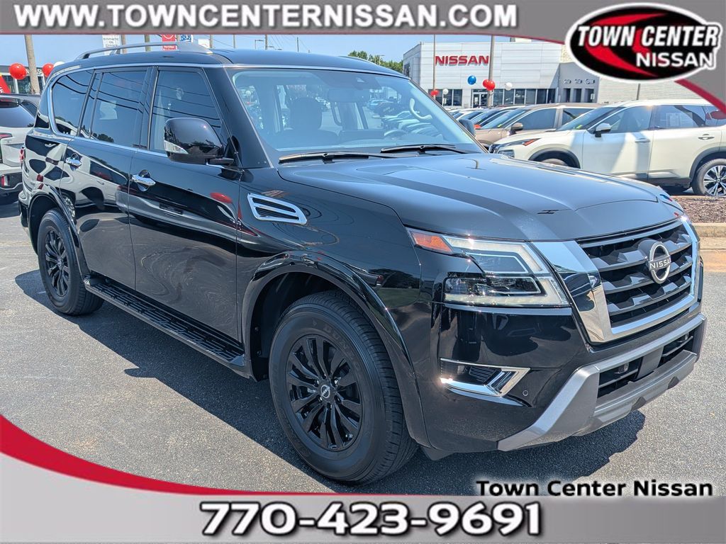 Super Black 2024 Nissan Armada SUV / Crossover Four-Wheel Drive 7-Speed Automatic