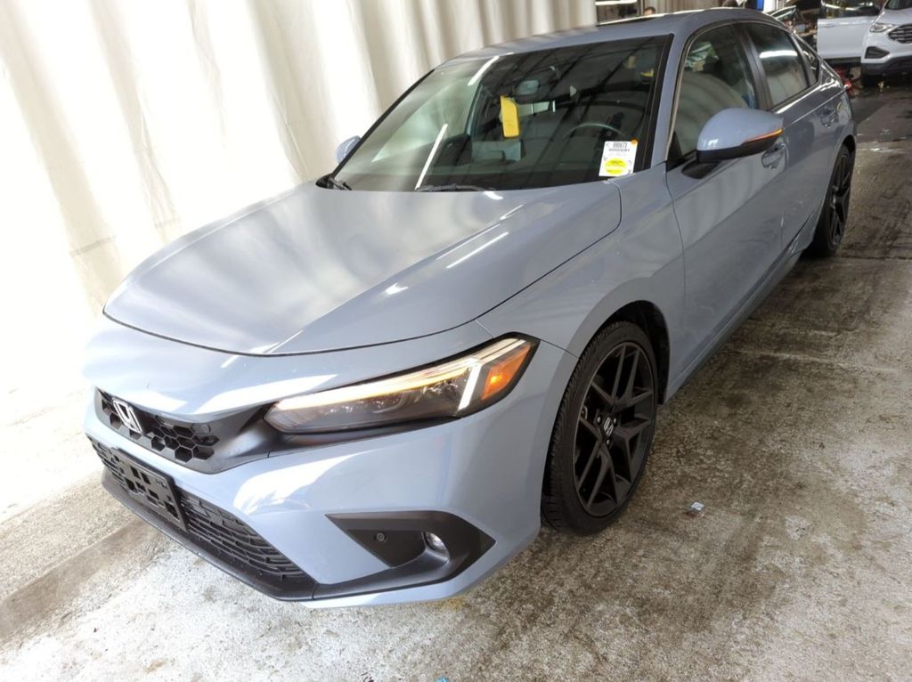 Sonic Gray Pearl 2023 Honda Civic Hatchback Hatchback Front-Wheel Drive Continuously Variable Transmission
