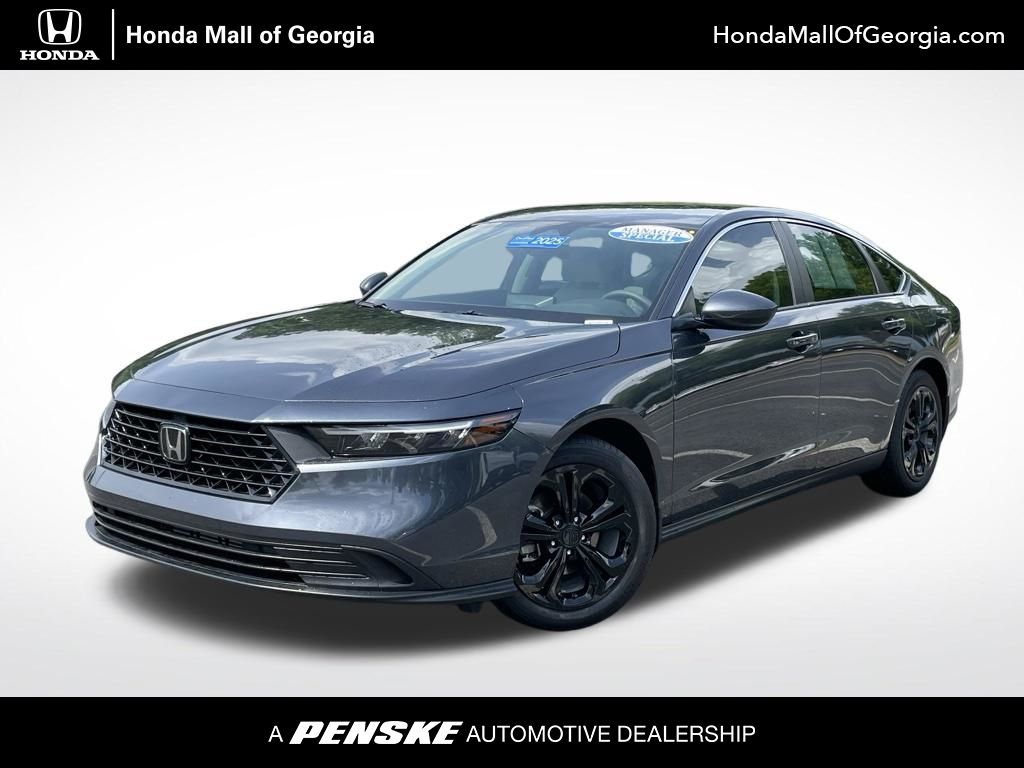 Meteorite Gray Metallic 2025 Honda Accord LX FWD Sedan Front-Wheel Drive Continuously Variable Transmission