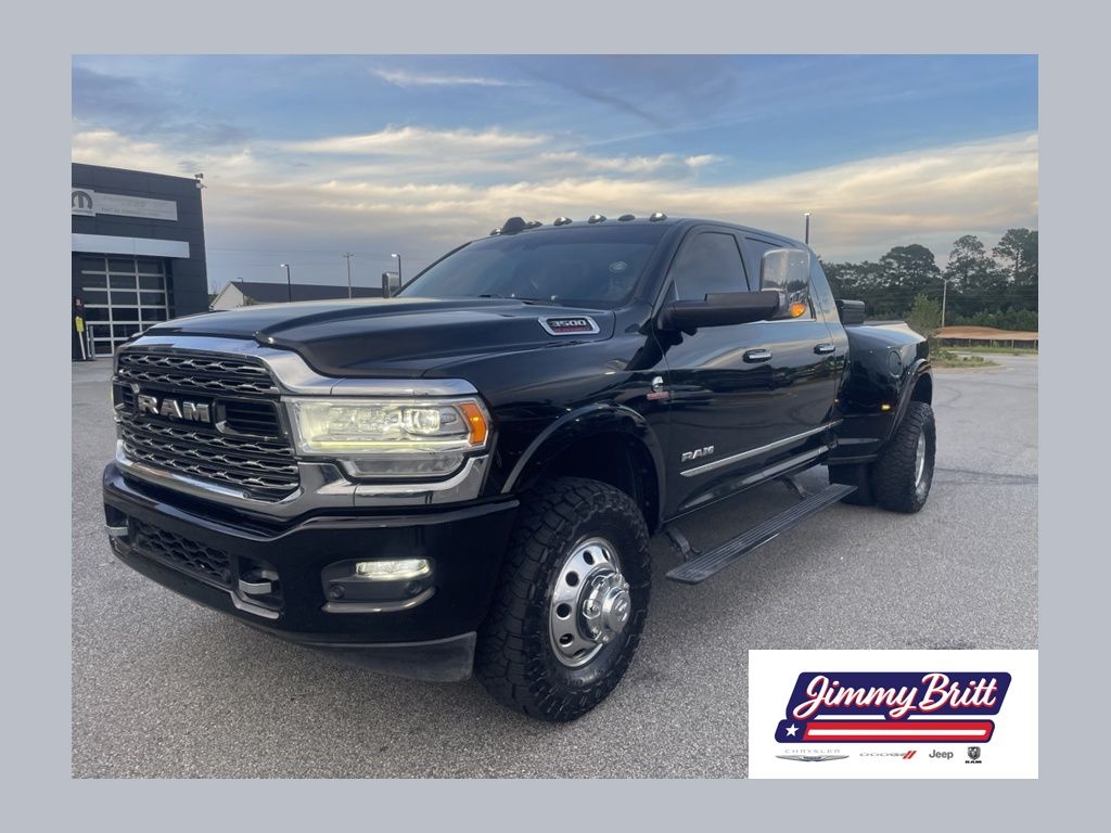 Black Clearcoat 2020 RAM 3500 Pickup Truck Four-Wheel Drive 6-Speed Automatic