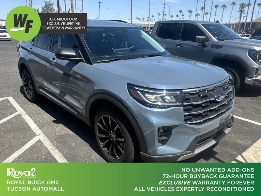 Vapor Blue 2025 Ford Explorer SUV / Crossover Rear-Wheel Drive Automatic
