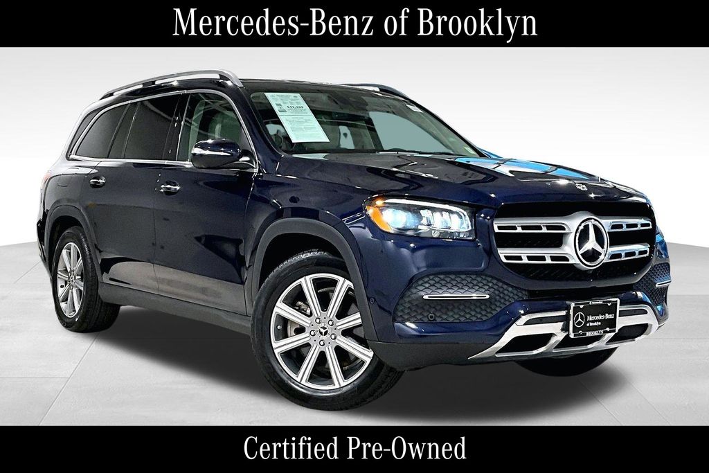 Lunar Blue Metallic 2021 Mercedes-Benz GLS SUV / Crossover All-Wheel Drive 9-Speed Automatic