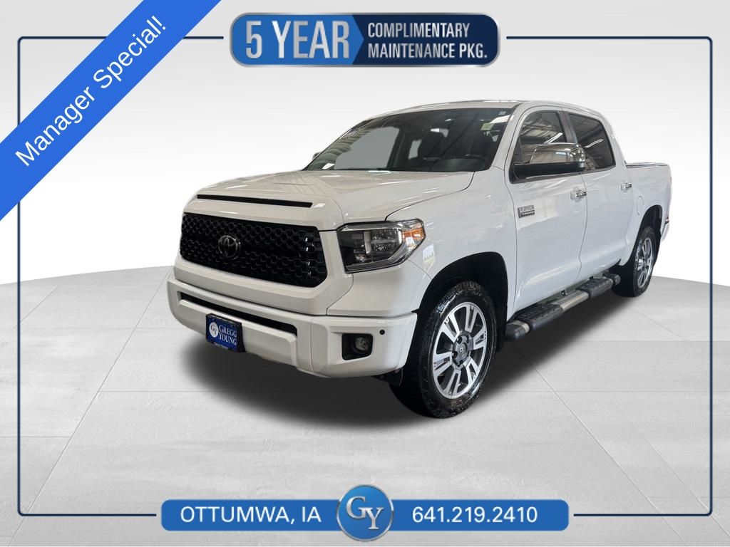 Super White 2020 Toyota Tundra Pickup Truck Four-Wheel Drive 6-Speed Automatic