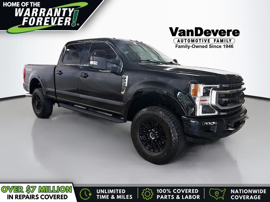 Black Metallic 2020 Ford F-250 Super Duty Pickup Truck Four-Wheel Drive Automatic