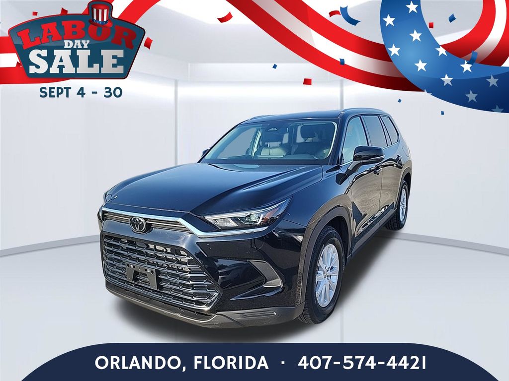 Black 2025 Toyota Grand Highlander SUV / Crossover All-Wheel Drive 8-Speed Automatic