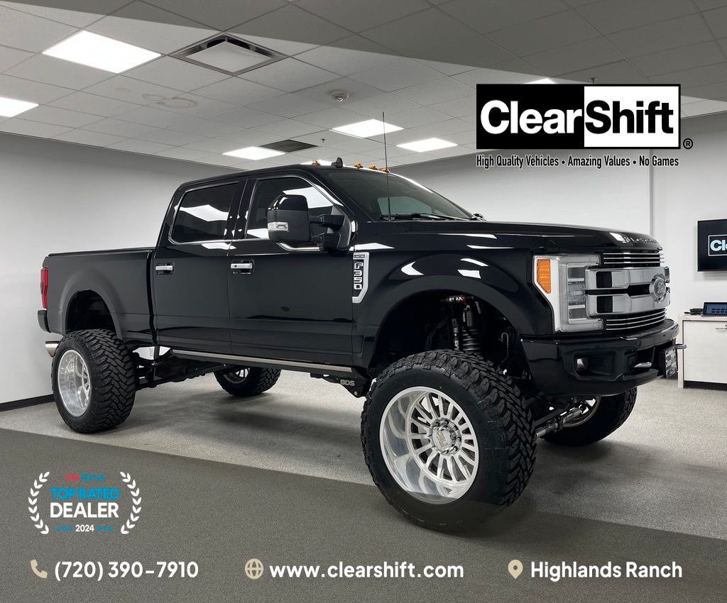 Agate Black Metallic 2019 Ford F-350 Super Duty Pickup Truck Four-Wheel Drive 6-Speed Automatic