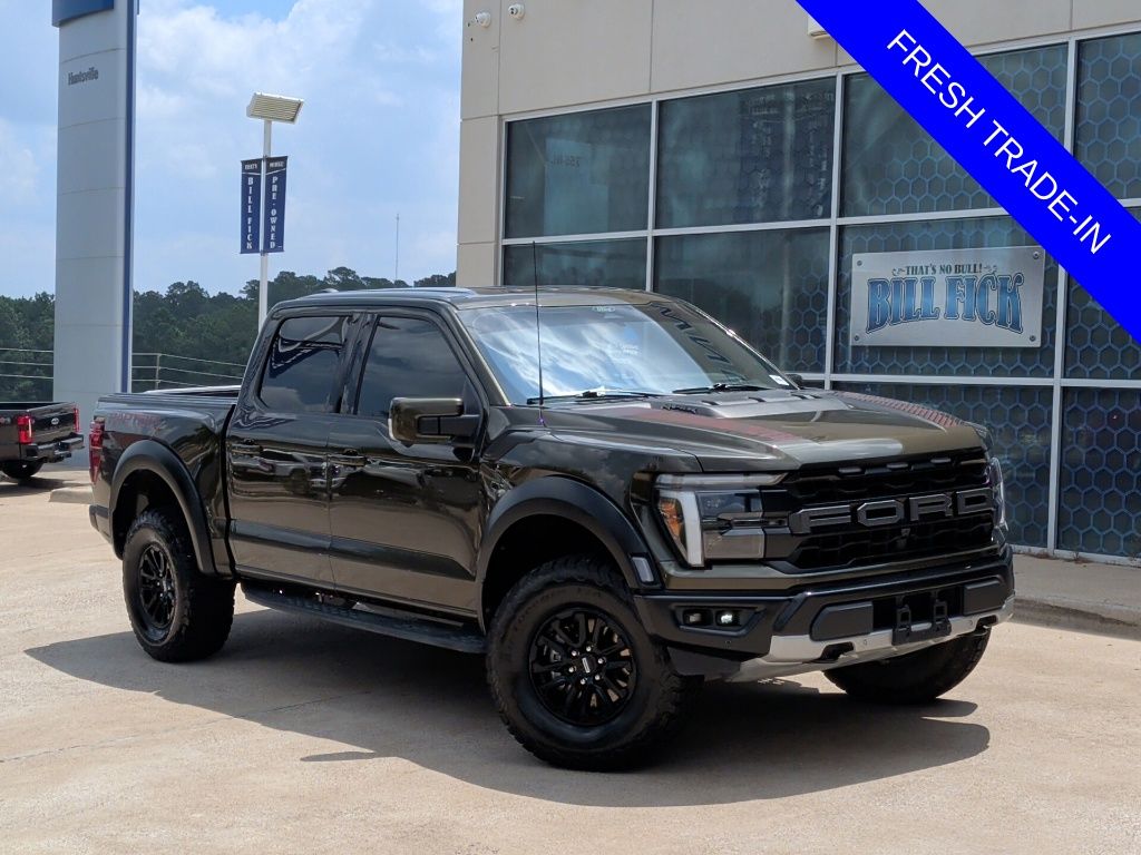 Green 2024 Ford F-150 Pickup Truck Four-Wheel Drive Automatic