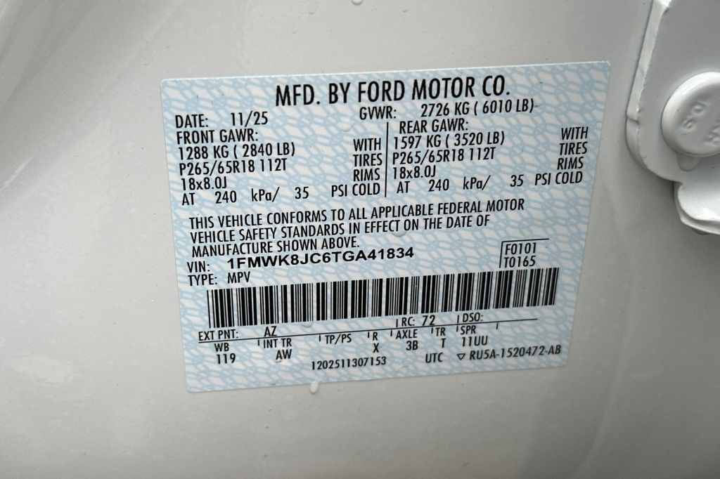New 2026 White Ford Tremor image 29