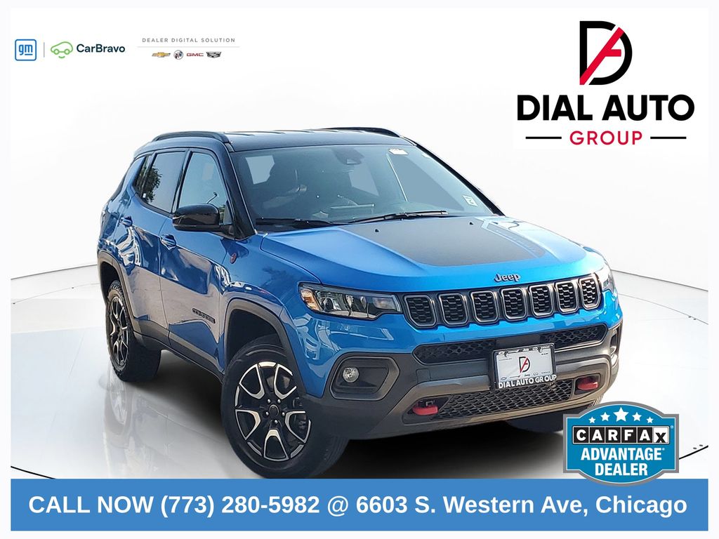 Hydro Blue Pearlcoat 2025 Jeep Compass SUV / Crossover Four-Wheel Drive 8-Speed Automatic