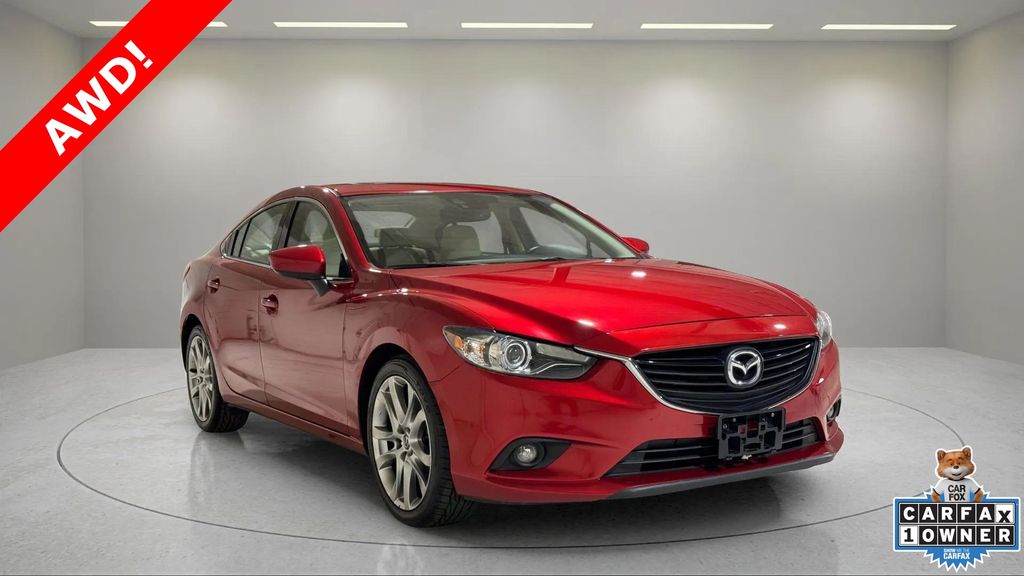 Soul Red Metallic 2014 Mazda MAZDA6 i Grand Touring Sedan Front-Wheel Drive 6-Speed Automatic