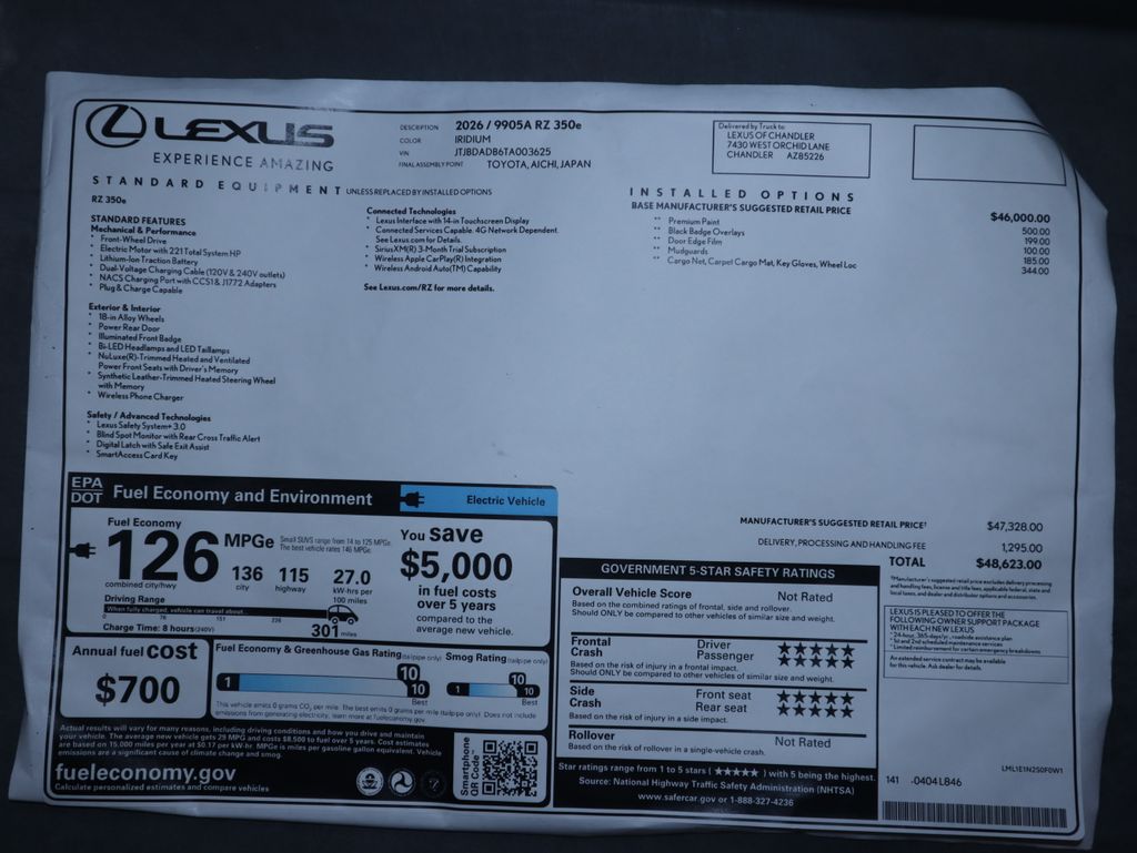 Thumbnail: 2026 Lexus RZ - 9