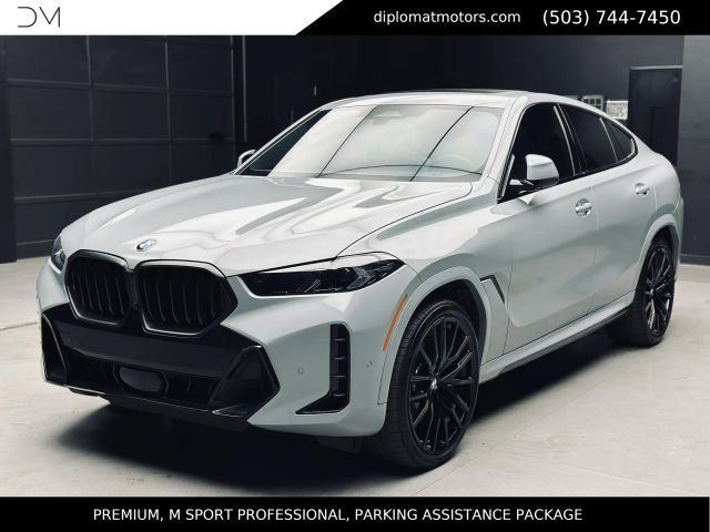 Gray (Brooklyn Grey Metallic) 2025 BMW X6 xDrive40i AWD SUV / Crossover All-Wheel Drive 8-Speed Automatic